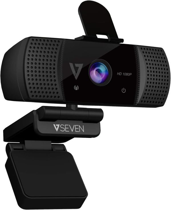 V7 WCF1080P Webcam - 2 Megapixel - 30 fps - USB Type A - Image 2