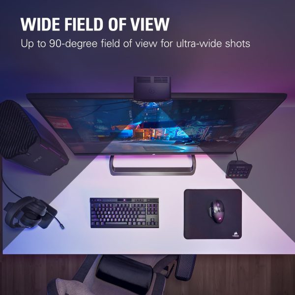 Elgato Facecam Pro, True 4K60 Ultra HD Webcam for Live Streaming, Gaming, Video Calls, Advanced Light Correction, DSLR Style Control, Wide Angle, Works with OBS, Teams,Zoom, PC/Mac, Black - Image 7