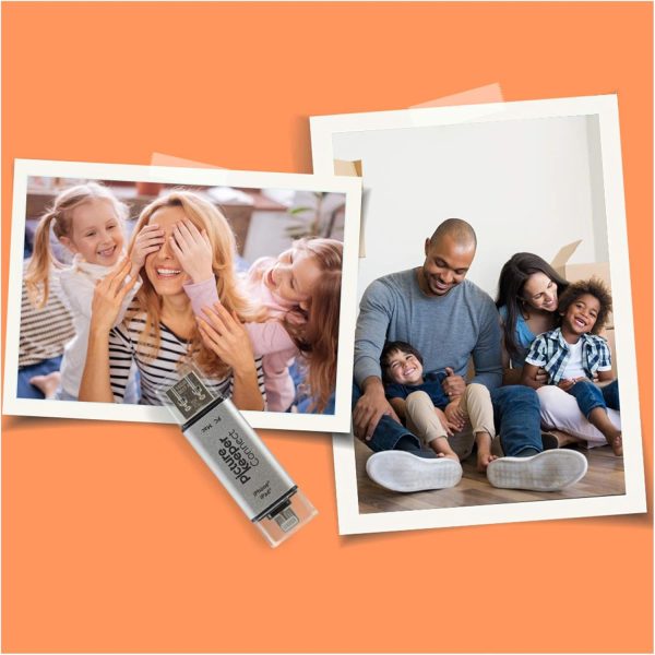 Picture Keeper Connect Photo & Video USB Flash Drive for Apple, Android, & PC Devices, 32GB Thumb Drive - Image 4