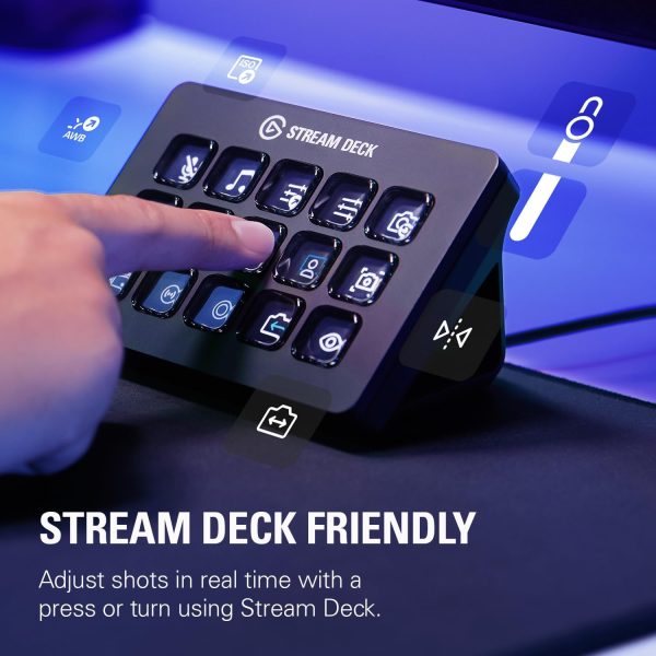 Elgato Facecam MK.2 – Premium Full HD Webcam for Streaming, Gaming, Video Calls, Recording, HDR Enabled, Sony Sensor, PTZ Control – works with OBS, Zoom, Teams, and more, for PC/Mac - Image 4